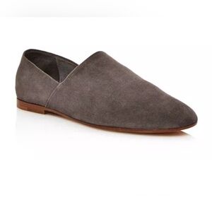 Vince Maude Suede Slip-on Loafer In Steel🖤